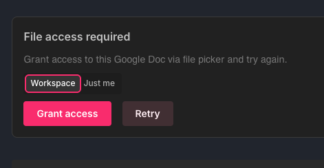 Grant Access