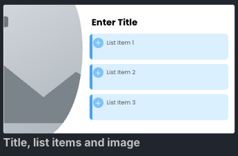 Title Subsections and Image Layout